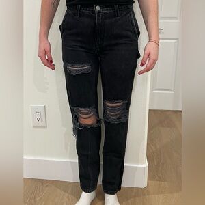 Carmar Denim black cargo jeans - size 25